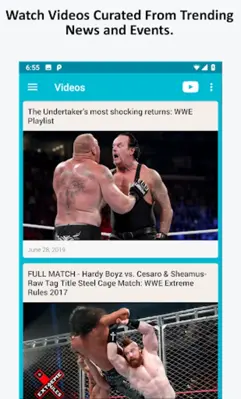 Wrestling News android App screenshot 5