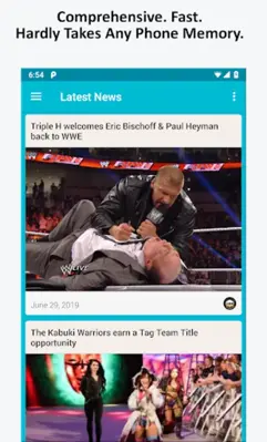 Wrestling News android App screenshot 7